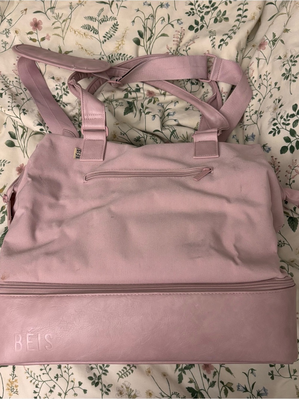BEIS Atlas Pink The Weekender Tote Bag